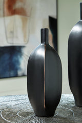 Rhaveney Black Vase (Set Of 3) A2000550 - Ella Furniture