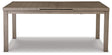Beach Front Beige Outdoor Dining Table P323-635 - Ella Furniture