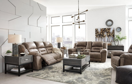Stoneland Fossil Sofa, Loveseat And Recliner - Ella Furniture