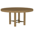 Arini 60-inch Round Wood Dining Room Table Sand Wash