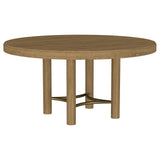 Arini 60-inch Round Wood Dining Room Table Sand Wash