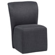 Jaelynn Upholstered Parsons Dining Side Chair Charcoal (Set of 2)