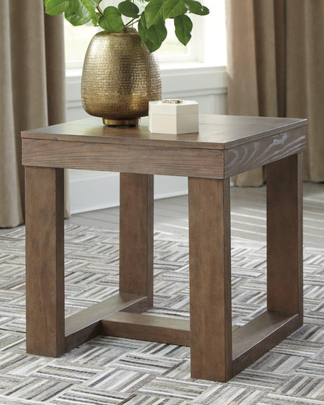 Cariton Gray Coffee Table With 1 End Table - Ella Furniture