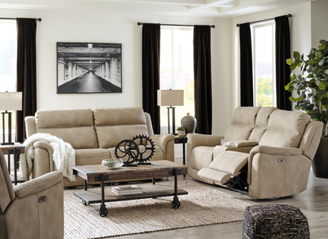 Next-gen Sand Durapella Sofa, Loveseat And Recliner - Ella Furniture