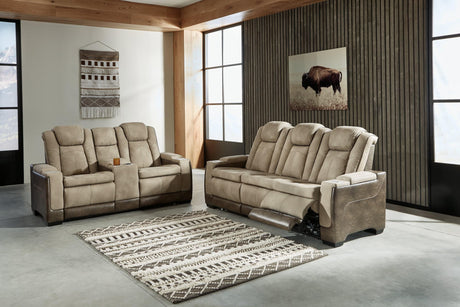 Next-gen Sand Durapella Sofa And Loveseat PKG013054 - 2200315 | 2200318 - Ella Furniture