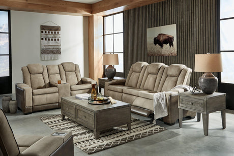Next-gen Sand Durapella Sofa, Loveseat And Recliner PKG013055 - 2200315 | 2200318 | 2200313 - Ella Furniture