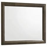 Atlas Bedroom Dresser Mirror Dark Oak