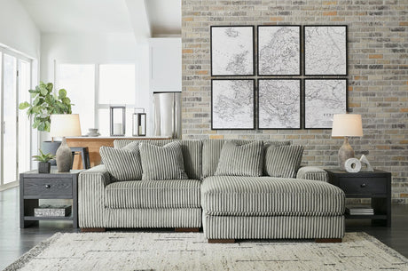 Lindyn Fog 2-Piece Sectional With Ottoman PKG014508 - 21105S4 | 2110508 - Ella Furniture
