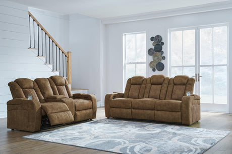 Wolfridge Brindle Sofa And Loveseat - Ella Furniture