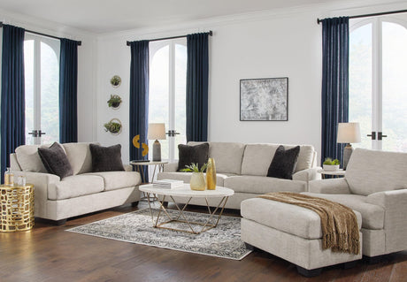 Vayda Pebble Sofa, Loveseat, Chair And Ottoman - Ella Furniture
