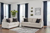 Vayda Pebble Sofa And Loveseat - Ella Furniture