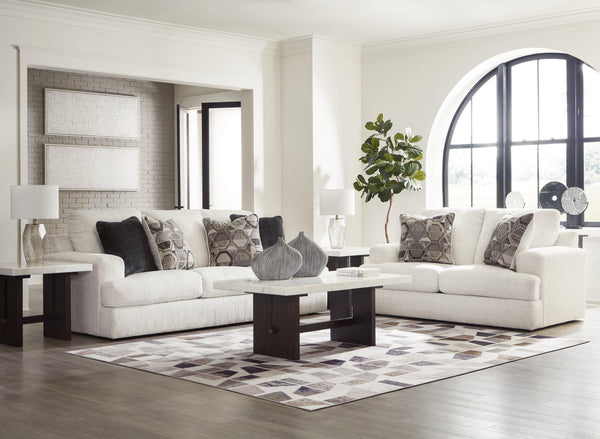 Karinne Linen Sofa And Loveseat - Ella Furniture