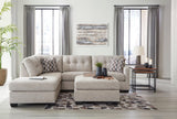 Mahoney Pebble 2-Piece Sectional With Ottoman PKG015085 - 31004S1 | 3100408 - Ella Furniture