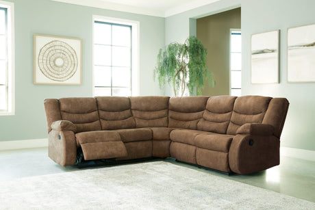 Partymate Brindle 2-Piece Sectional With Recliner PKG015102 - 36902S2 | 3690225 - Ella Furniture