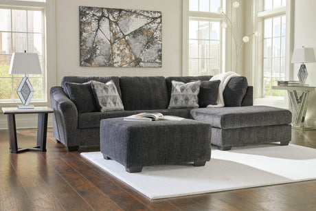 Biddeford Shadow 2-Piece Sectional With Ottoman PKG015090 - 35504S2 | 3550408 - Ella Furniture