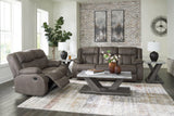 First Gunmetal Base Sofa And Loveseat - Ella Furniture