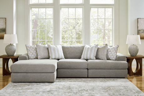 Avaliyah Ash 3-Piece Sectional With Ottoman PKG015530 - 58103S3 | 5810308 - Ella Furniture