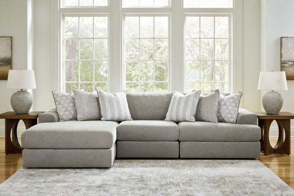 Avaliyah Ash 3-Piece Sectional With Ottoman PKG015530 - 58103S3 | 5810308 - Ella Furniture