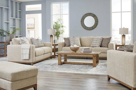 Parklynn Desert Sofa, Loveseat, Chair And Ottoman - Ella Furniture