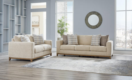 Parklynn Desert Sofa And Loveseat - Ella Furniture