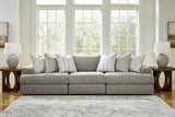 Avaliyah Ash 3-Piece Sectional With Ottoman PKG015529 - 58103S2 | 5810308 - Ella Furniture