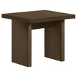 Decker Square Occasional Side End Table Walnut