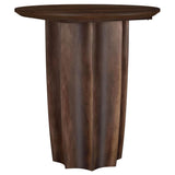 Cayenne Solid Mango Wood Accent Side End Table Walnut