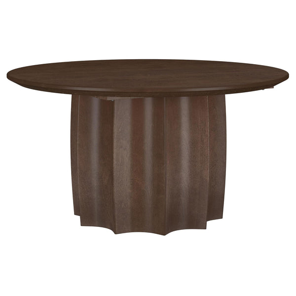 Cayenne Solid Mango Wood Cocktail Coffee Table Walnut