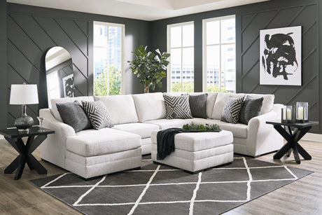 Koralynn Stone 3-Piece Sectional With Ottoman PKG015798 - 54102S1 | 5410208 - Ella Furniture