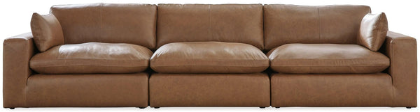 Emilia Caramel Sofa And Loveseat - Ella Furniture