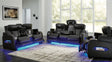 Boyington Black Sofa, Loveseat And Recliner - Ella Furniture