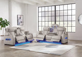 Boyington Gray Sofa And Loveseat - Ella Furniture