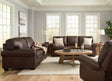 Colleton Dark Brown Sofa, Loveseat And Recliner - Ella Furniture