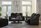 Caveman Midnight Den Sofa, Loveseat And Recliner - Ella Furniture