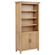 Vermes 72-inch 2-door Home Office Cabinet Bookcase Light Ash