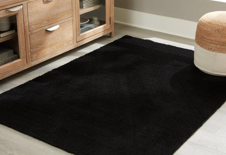 Anaben Black 5' X 7' Rug - Ella Furniture