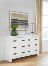 Binterglen White Dresser - Ella Furniture