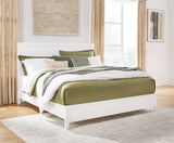 Binterglen White Queen Panel Bed - Ella Furniture