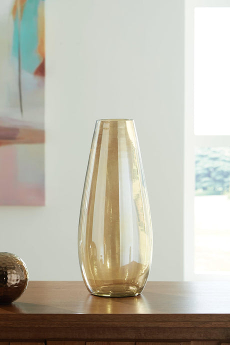 Rhettman Amber Vase - Ella Furniture