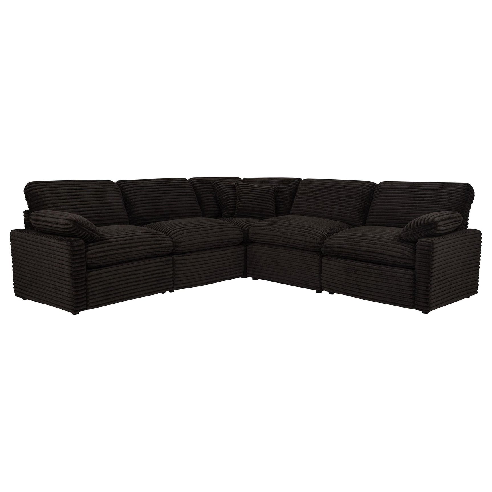 Collins 5-piece Modular Power Reclining Sectional Chocolate Brown