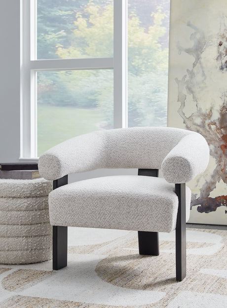 Dultish Snow Accent Chair - Ella Furniture