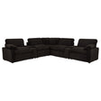 Collins 7-piece Modular Power Reclining Sectional Chocolate Brown