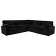 Collins 5-piece Modular Power Reclining Sectional Black