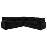 Collins 5-piece Modular Power Reclining Sectional Black