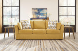 Keerwick Sunflower Chenille Sofa - Ella Furniture