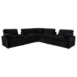 Collins 7-piece Modular Power Reclining Sectional Black