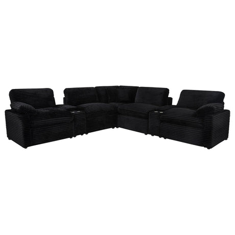 Collins 7-piece Modular Power Reclining Sectional Black