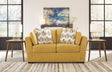 Keerwick Sunflower Chenille Loveseat [ETA: 05/09] - Ella Furniture