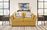Keerwick Sunflower Chenille Loveseat [ETA: 05/09] - Ella Furniture