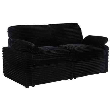 Collins Modular Power Loveseat Black
